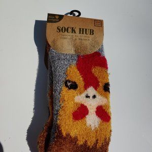 BRAND NEW! 3 pairs of FLUFFY socks of animals!